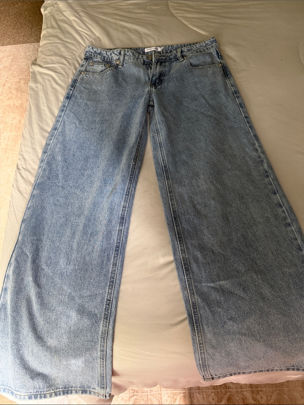 Wide Leg Light Blue Women’s Jeans